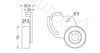 AUTEX 641529 Tensioner Pulley, v-ribbed belt
